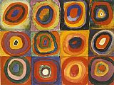 Wassily Kandinsky Squares with Concentric painting